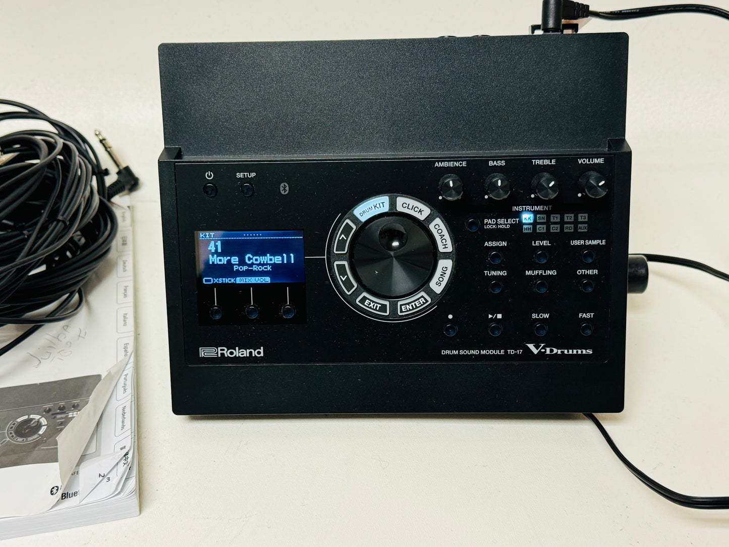 Roland TD-17 VAD Module Bluetooth Sampling TD17