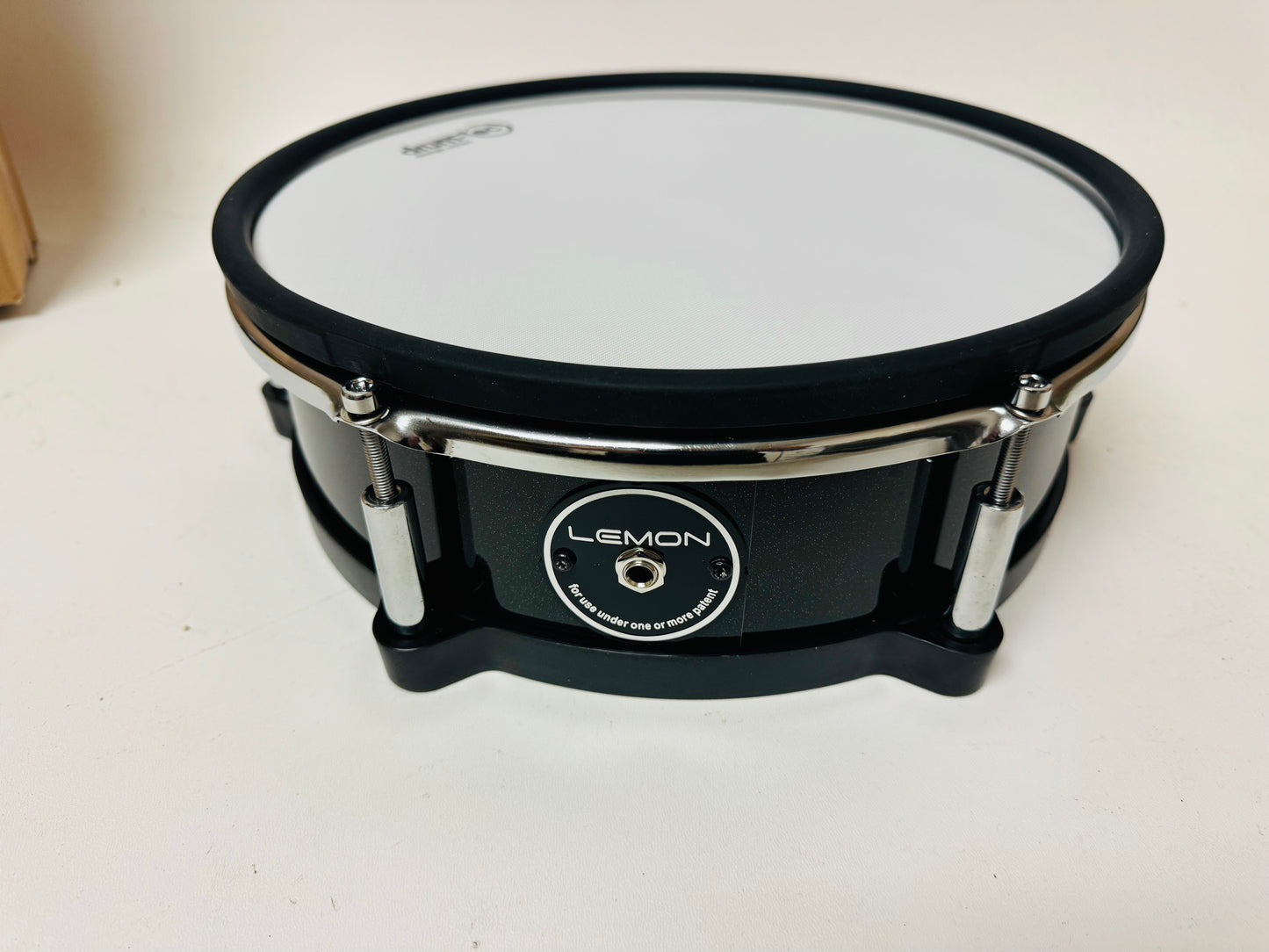 Lemon 12” x 4” SNARE w Drum-Tec Mesh Head Drum Black Sparkle for Roland Alesis Strike