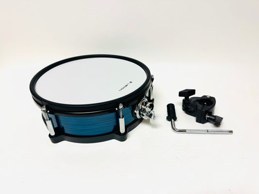 Lemon 12” x 4” BLUE Mesh Tom Snare w Clamp  for Roland Alesis Strike Kit