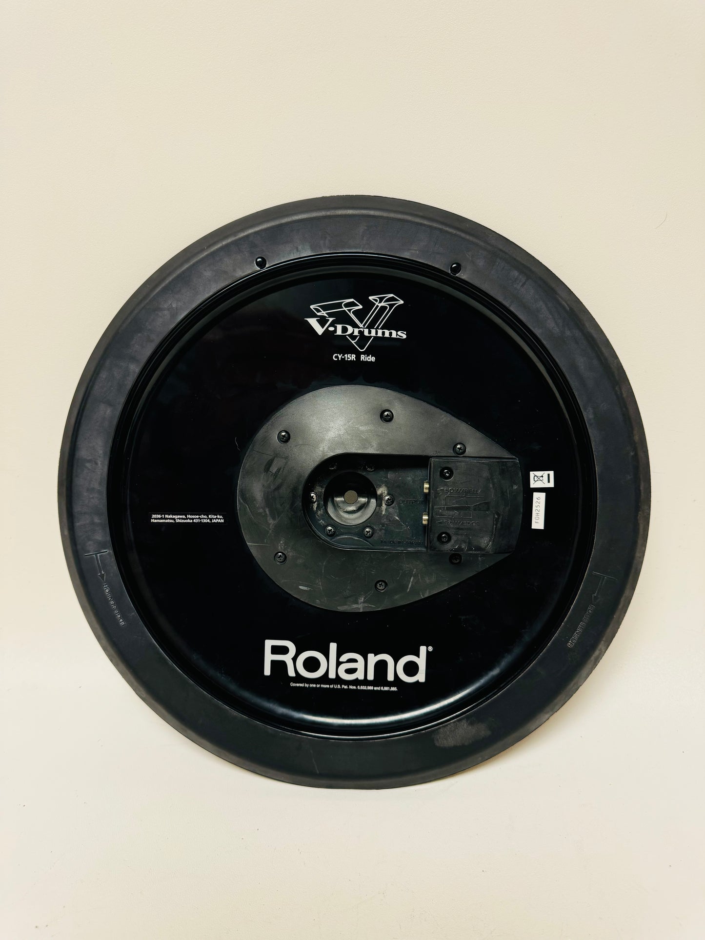 Roland CY-15R Ride Cymbal Black Back CY15 CY-15