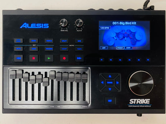Alesis Strike Drum Module Brain with Cables and Mount Plate