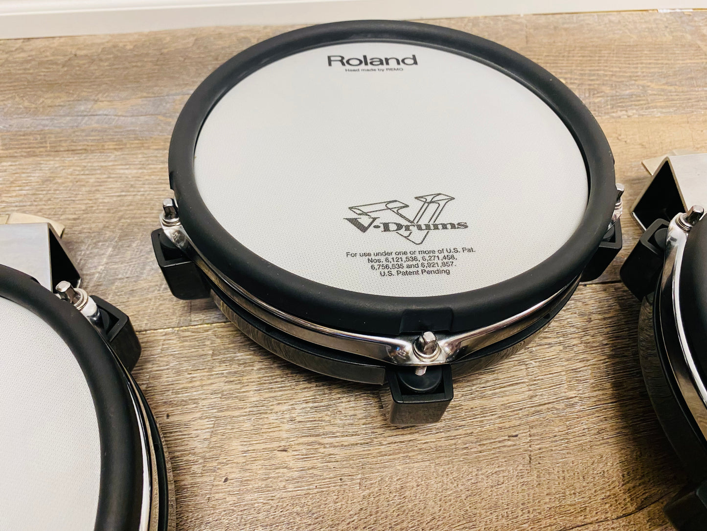 Set of 3 Roland Pd-85 8” mesh drum pads PD85
