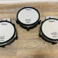 Set of 3 Roland Pd-85 8” mesh drum pads PD85