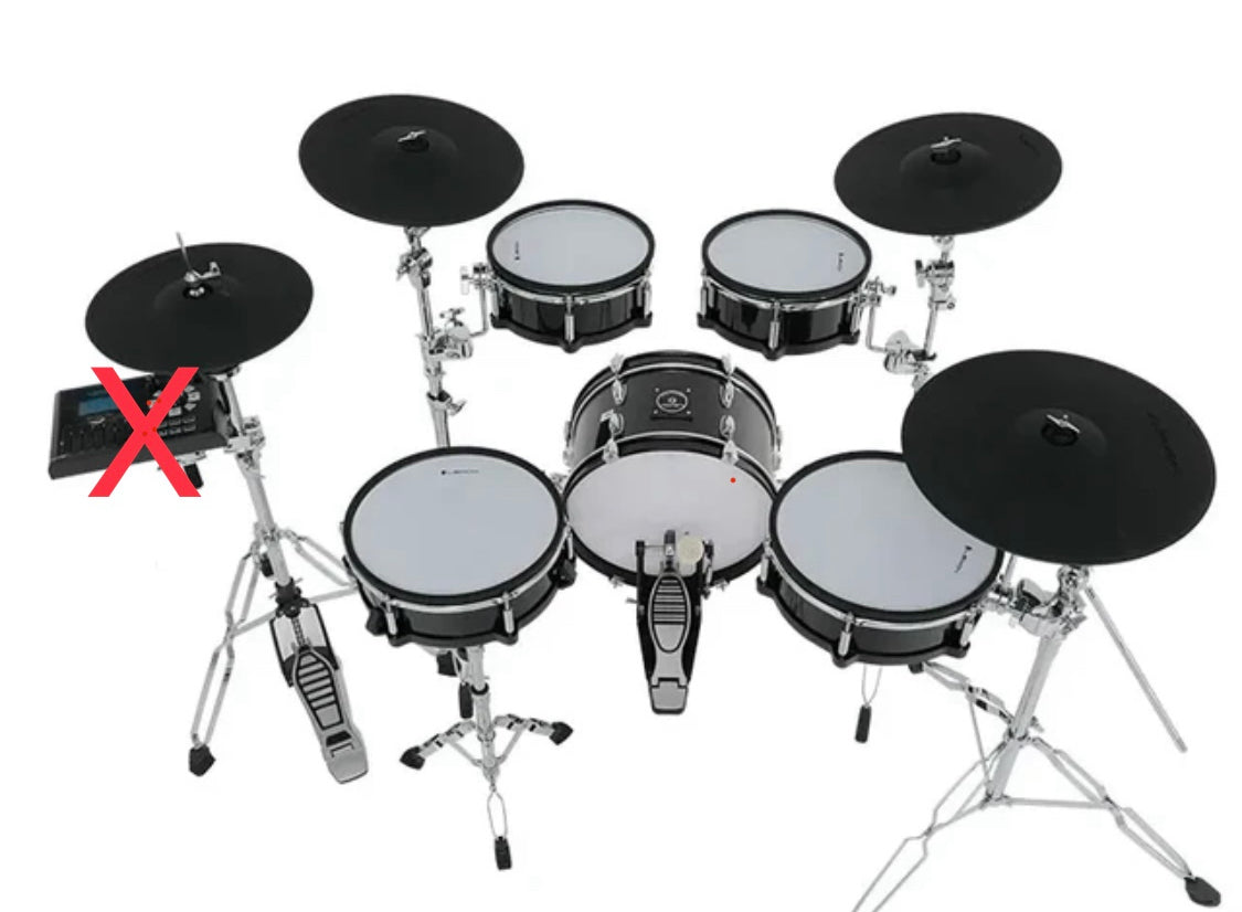Lemon T-820 Electronic Drum Kit NO MODULE for Use with Roland or Alesis Strike Module