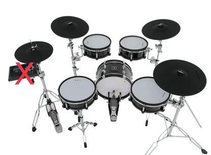 Lemon T820 Electronic Drum Kit NO MODULE compatible Roland or Alesis Strike VAD T-820