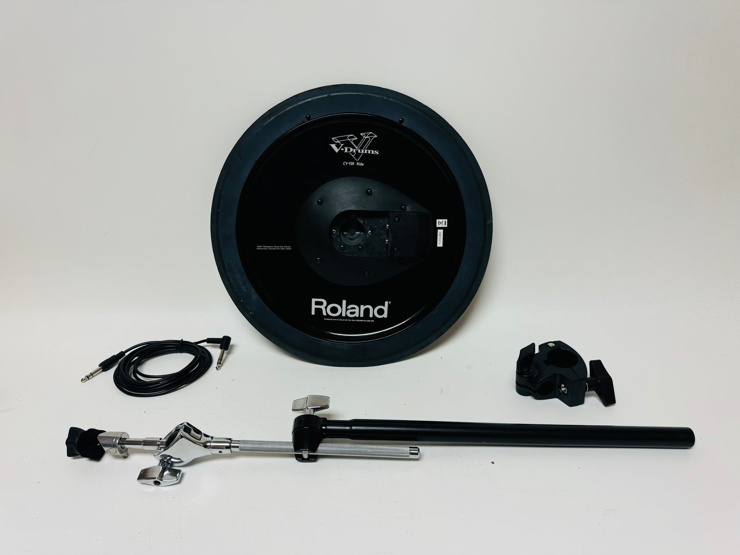 Roland CY-15R Black Ride Cymbal with Arm Clamp Cable CY15 CY-15