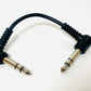 3” Stereo Short Patch Cable TRS Instrument 1/4” 6.35 mm 3 inch