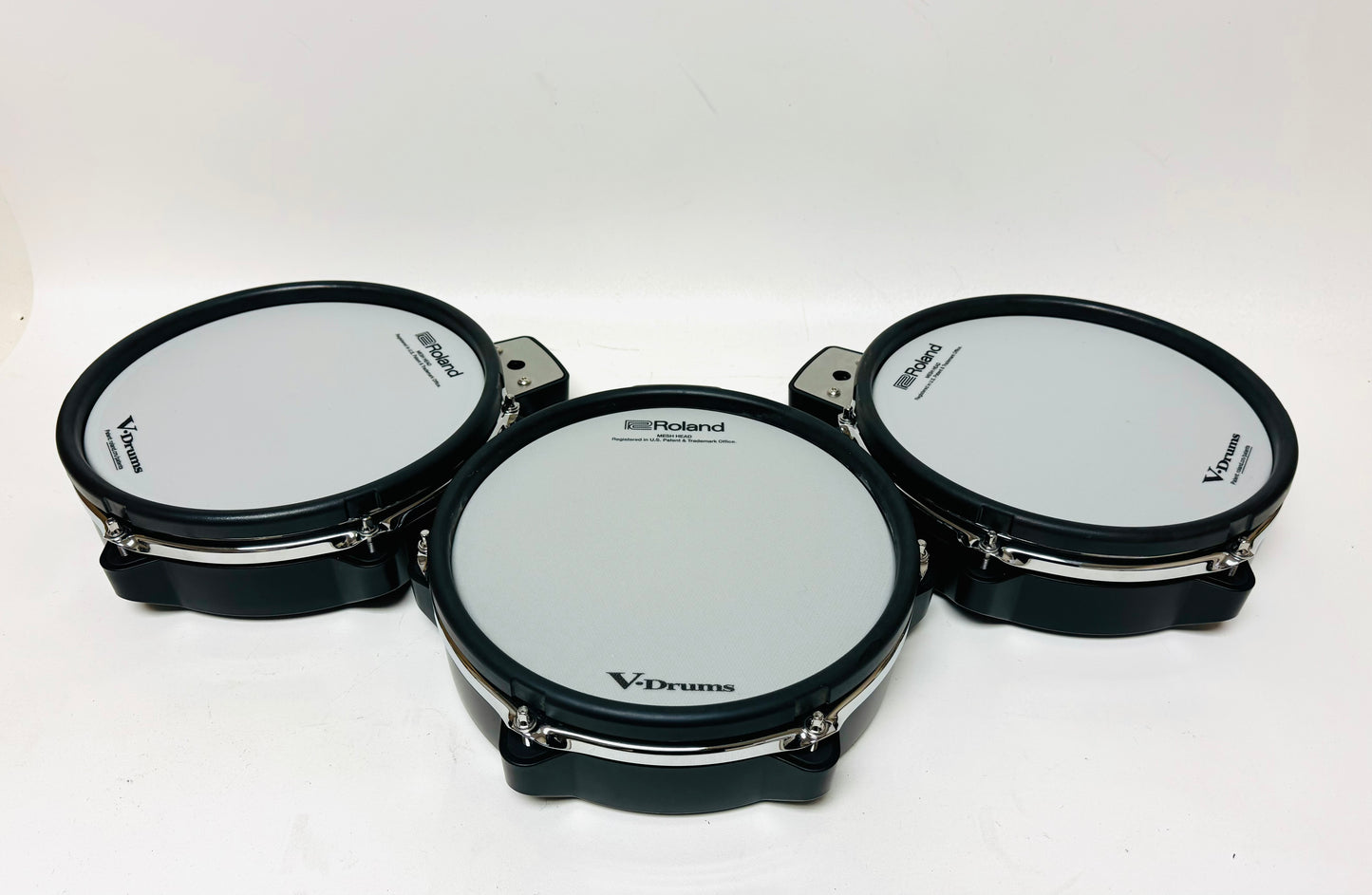 Set of 3 Roland PDX-100 10” Mesh Snare Tom Pad PDX100