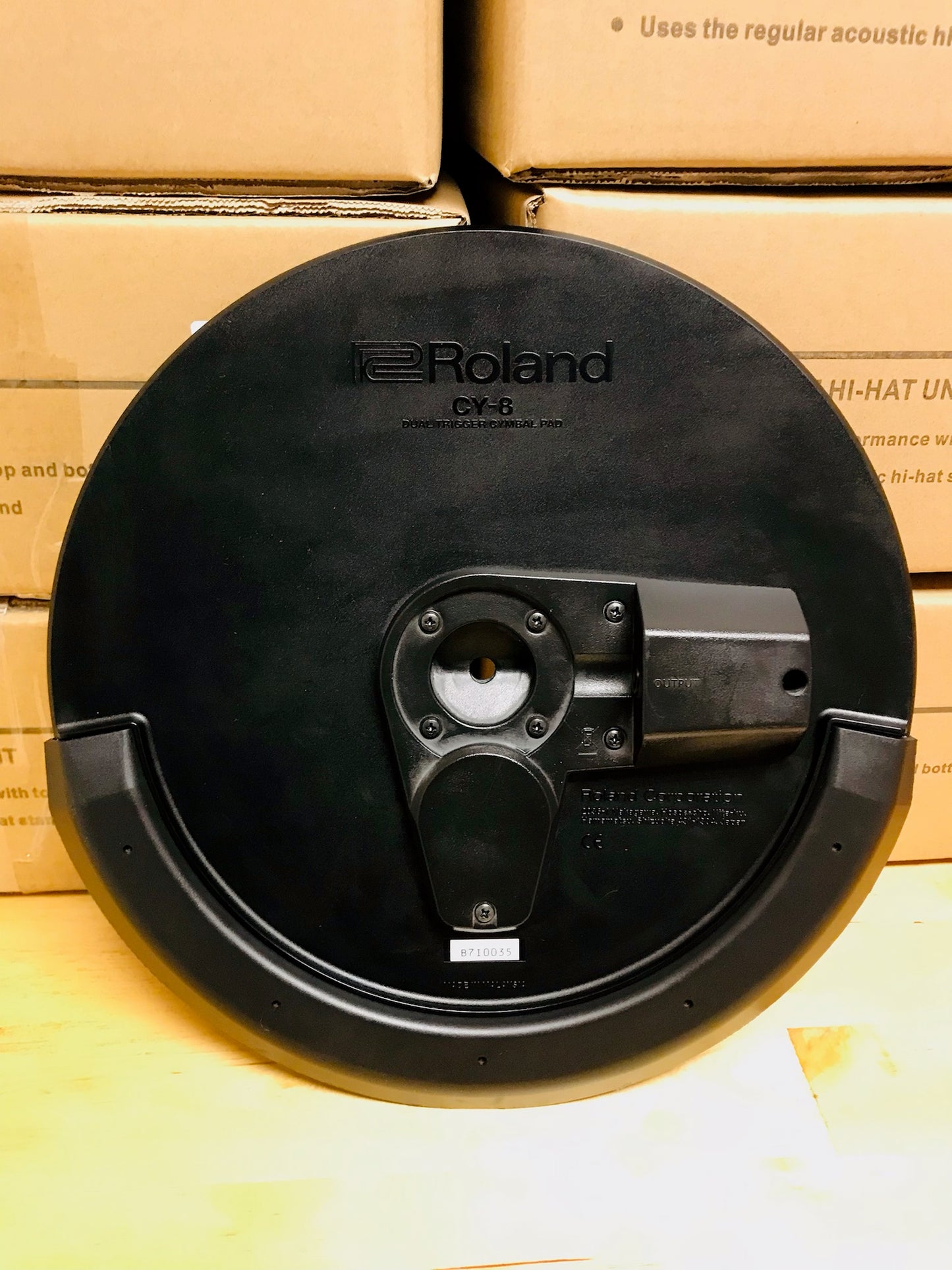 Roland CY-8 w Anti Spin Crash Ride Splash Cymbal 12” CY8